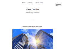 Tablet Screenshot of aboutcuritiba.com